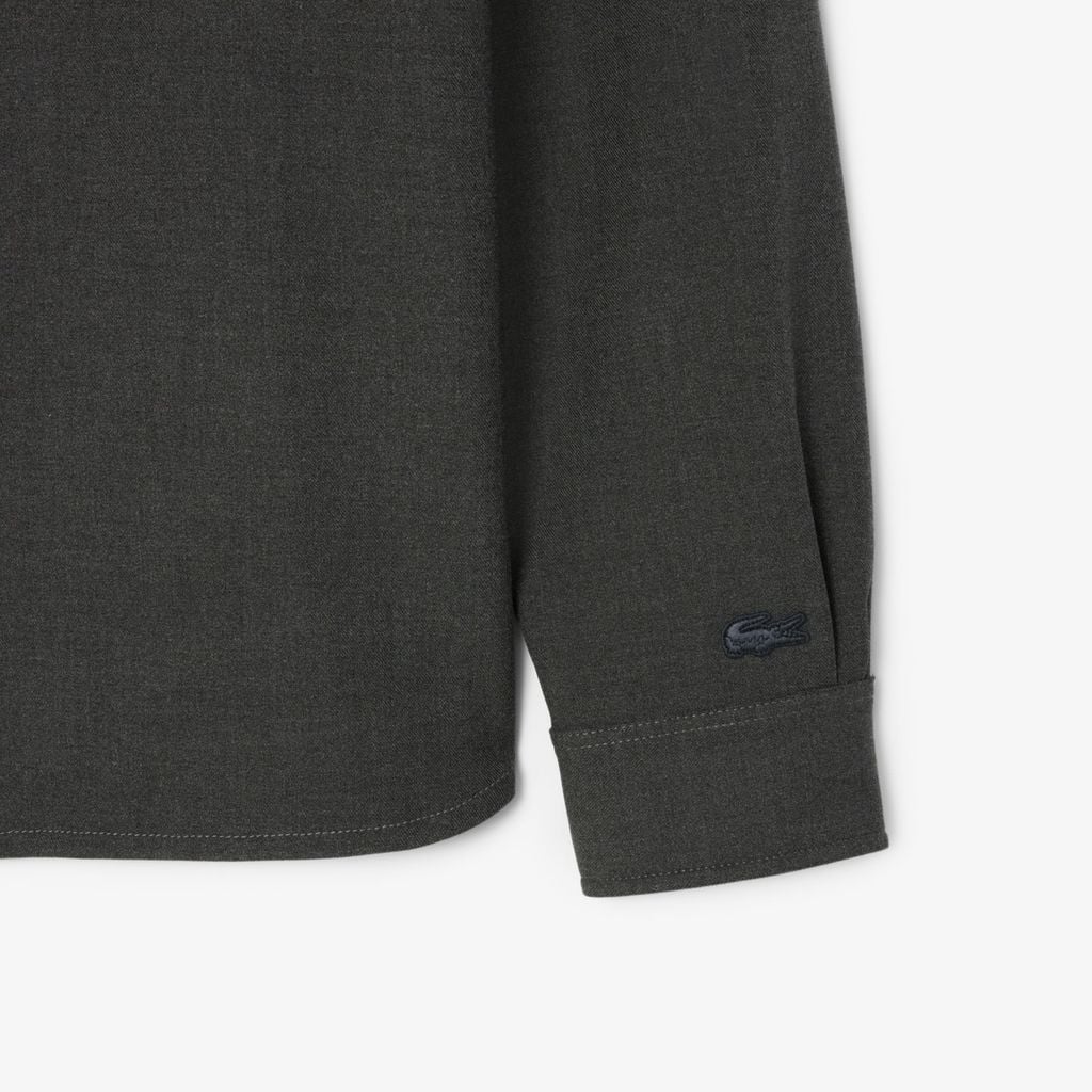 Áo Sơ Mi Khoác Ngoài Lacoste Nam Áo Double Face Oversize