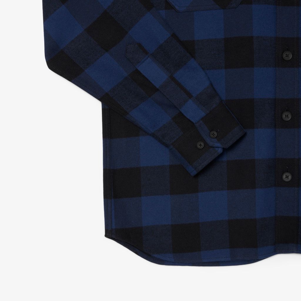 Áo Khoác Sơ Mi Lacoste Nam Oversize Kẻ Caro Chất Liệu Cotton