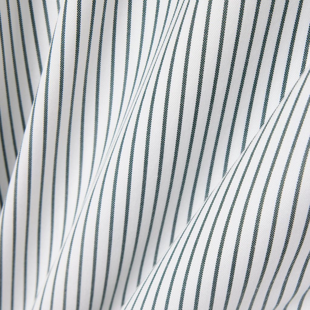 Áo Sơ Mi Lacoste Nam Dáng Suông Chất Liệu Cotton Pinpoint Kẻ Sọc