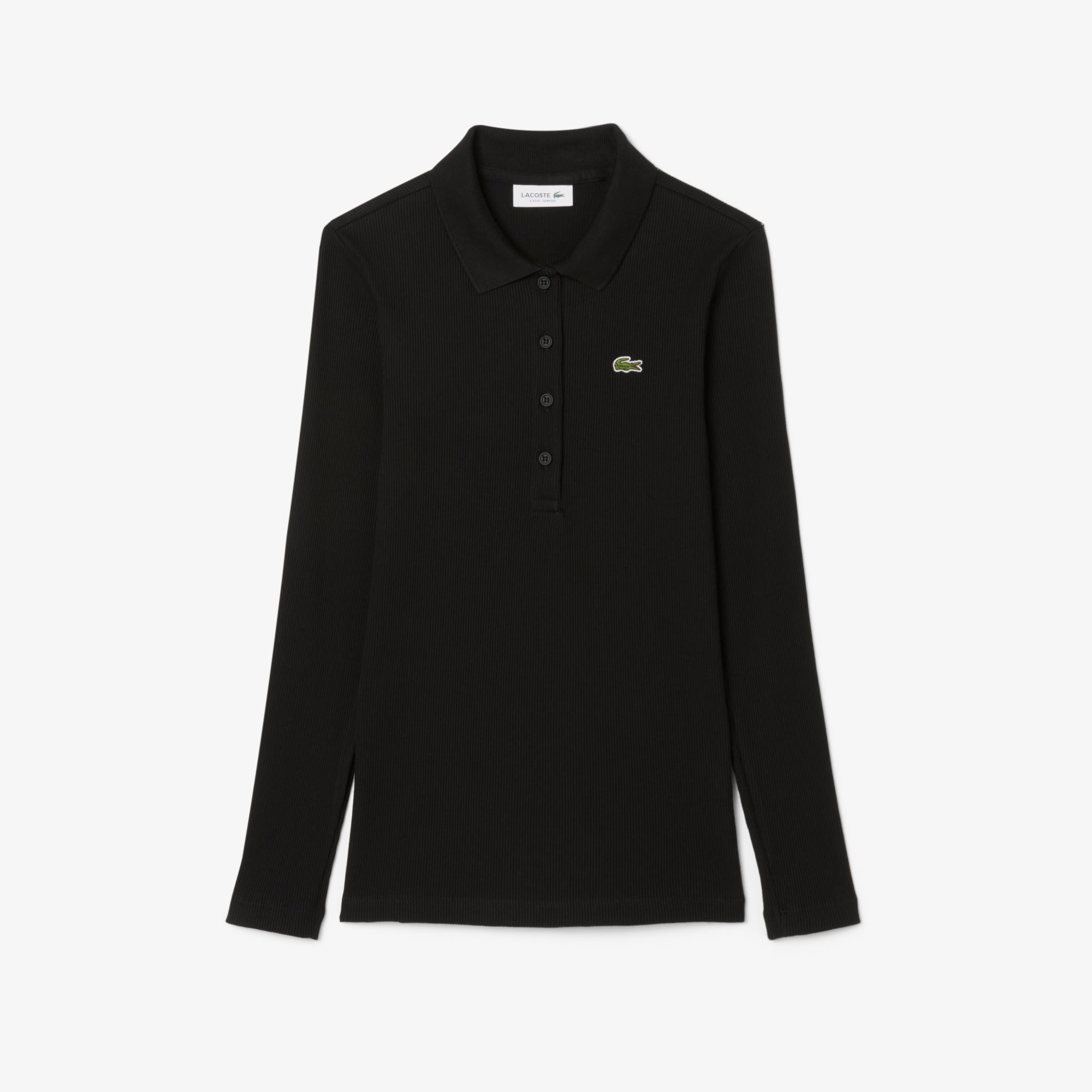 Áo Polo Lacoste Nữ L.12.D Ôm Dáng Chất Liệu Cotton Gân