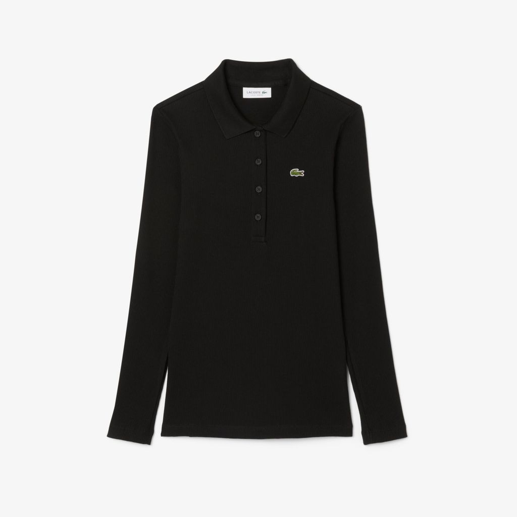 Áo Polo Lacoste Nữ L.12.D Ôm Dáng Chất Liệu Cotton Gân