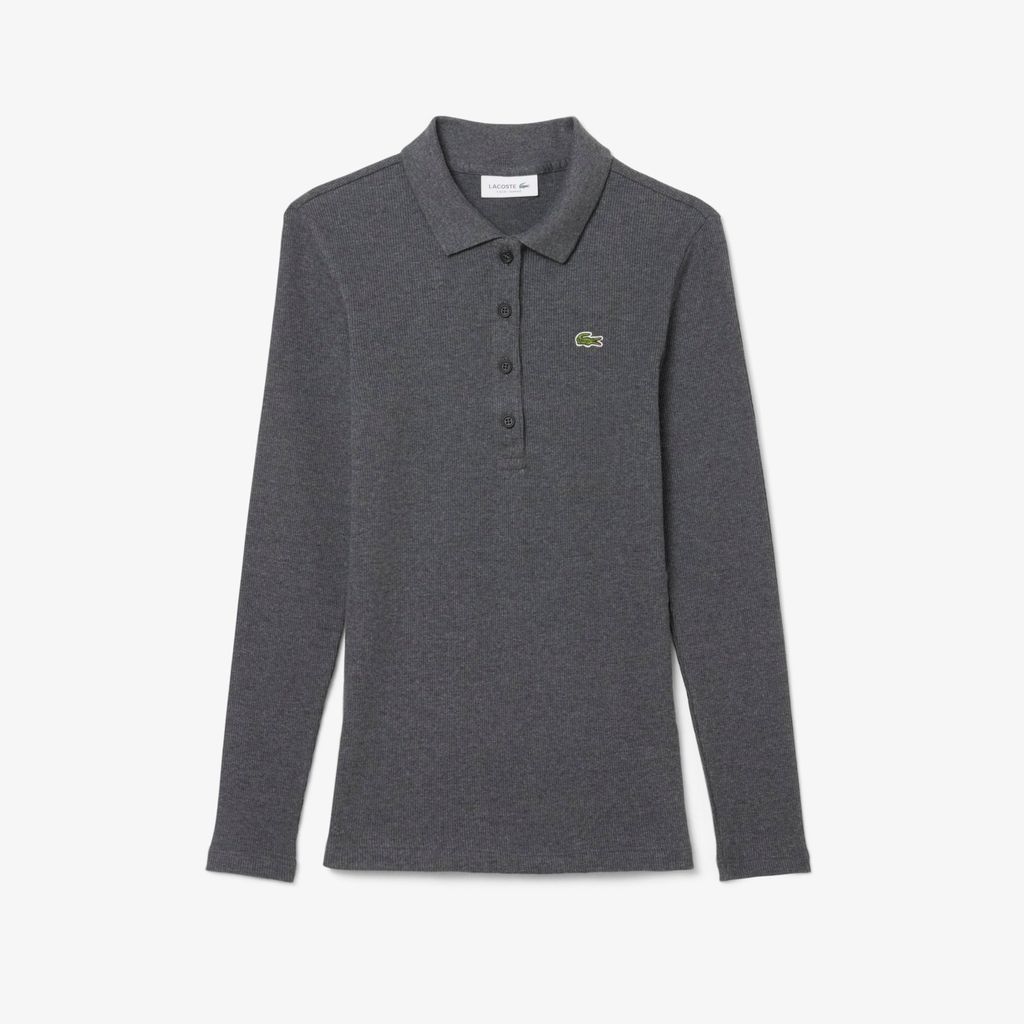 Áo Polo Lacoste Nữ L.12.D Ôm Dáng Chất Liệu Cotton Gân
