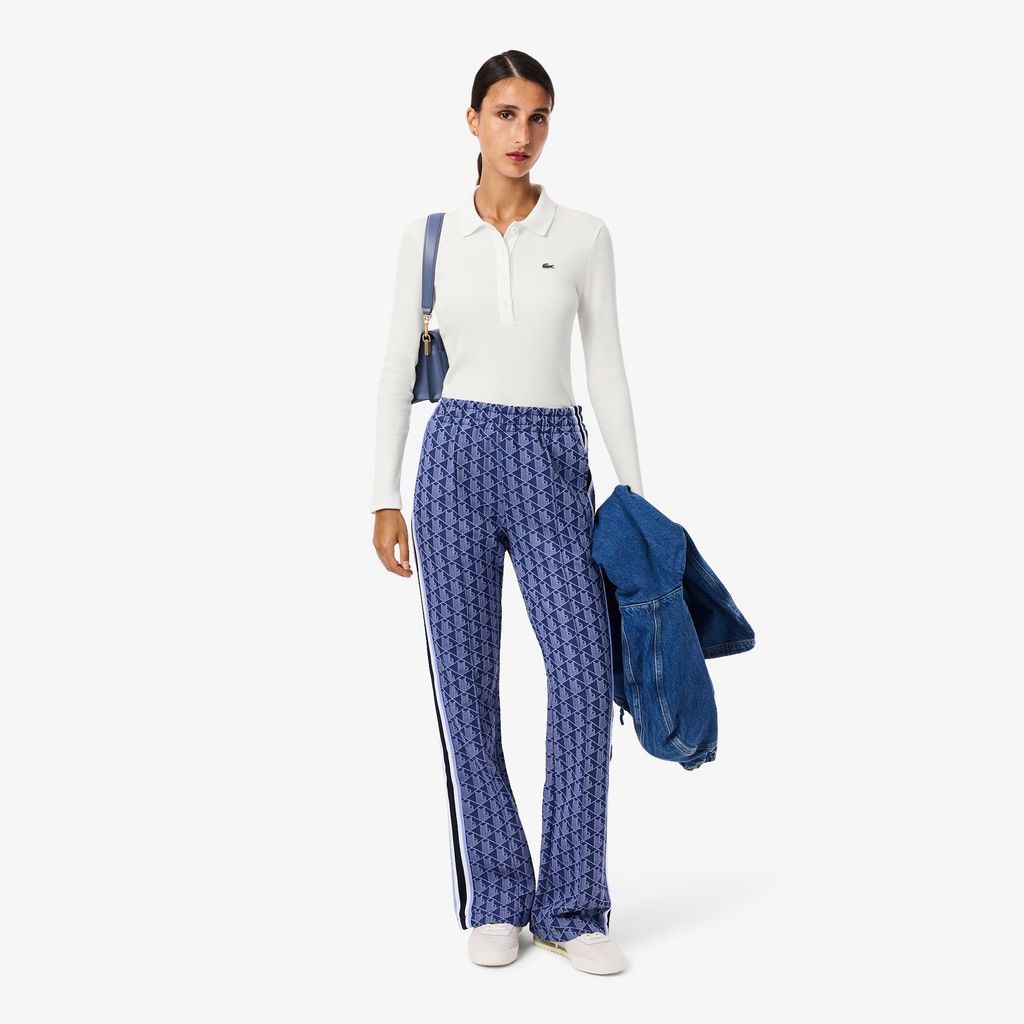 Áo Polo Lacoste Nữ L.12.D Ôm Dáng Chất Liệu Cotton Gân