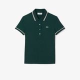 Áo Polo Lacoste Nữ L.12.D Ôm Dáng Có Viền
