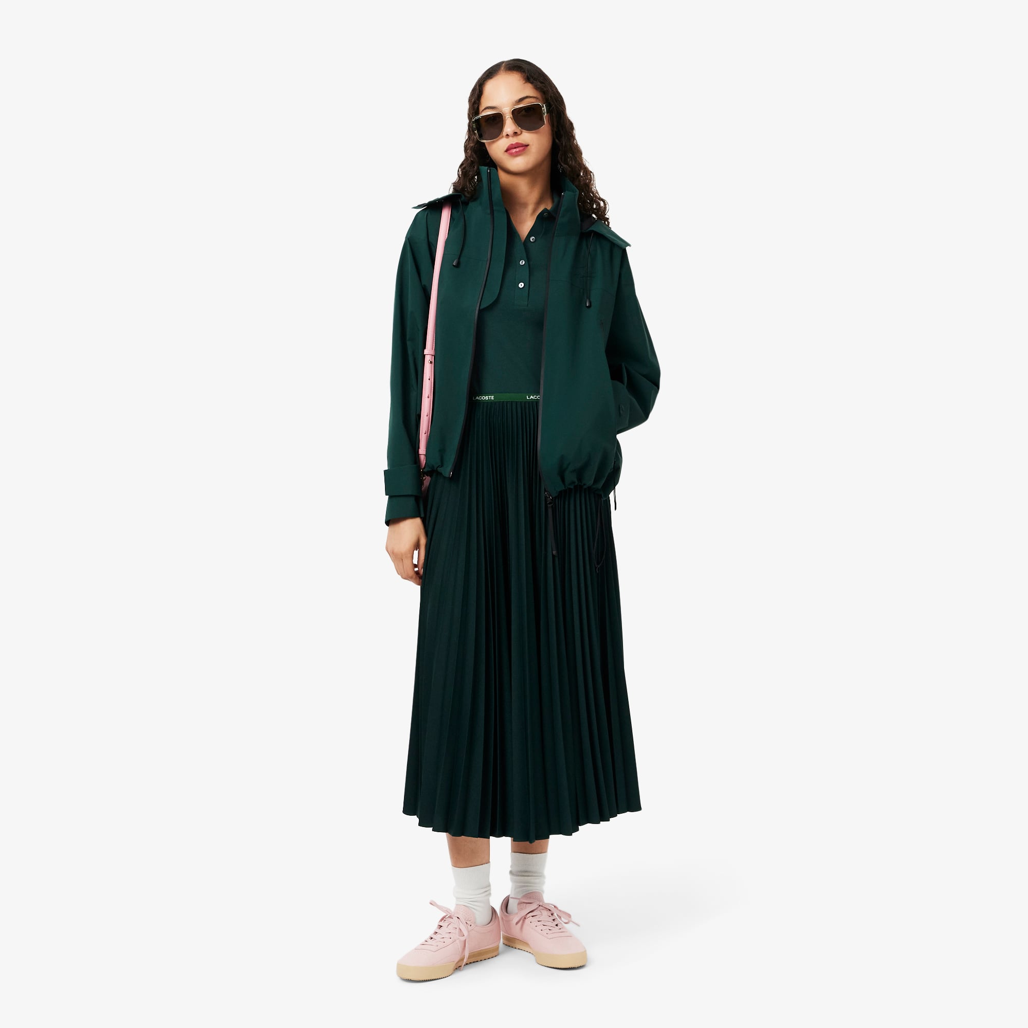 Áo Polo Lacoste Nữ L.12.D Ôm Dáng Có Viền