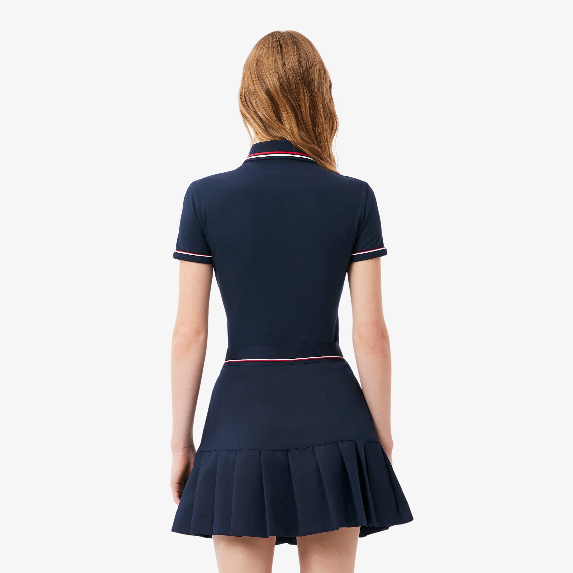 Áo Polo Lacoste Nữ L.12.D Ôm Dáng Có Viền