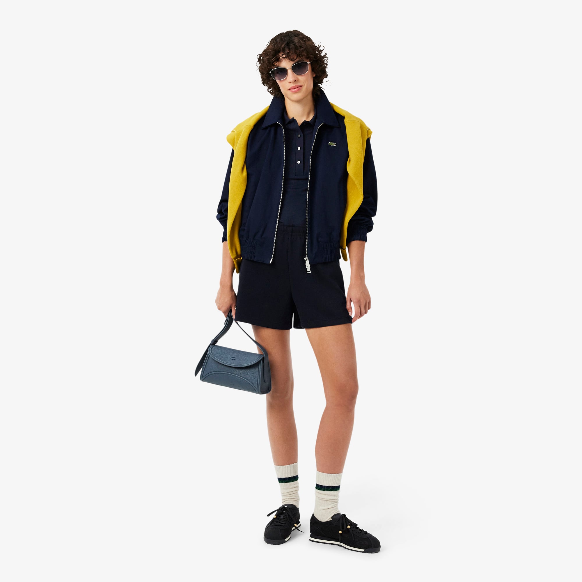 Áo Polo Lacoste Nữ L.12.D Ôm Dáng Có Viền