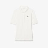 Áo Polo Lacoste Nữ L.12.D Ôm Dáng Pointelle Branded