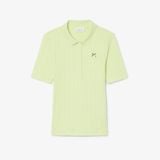 Áo Polo Lacoste Nữ L.12.D Ôm Dáng Pointelle Branded