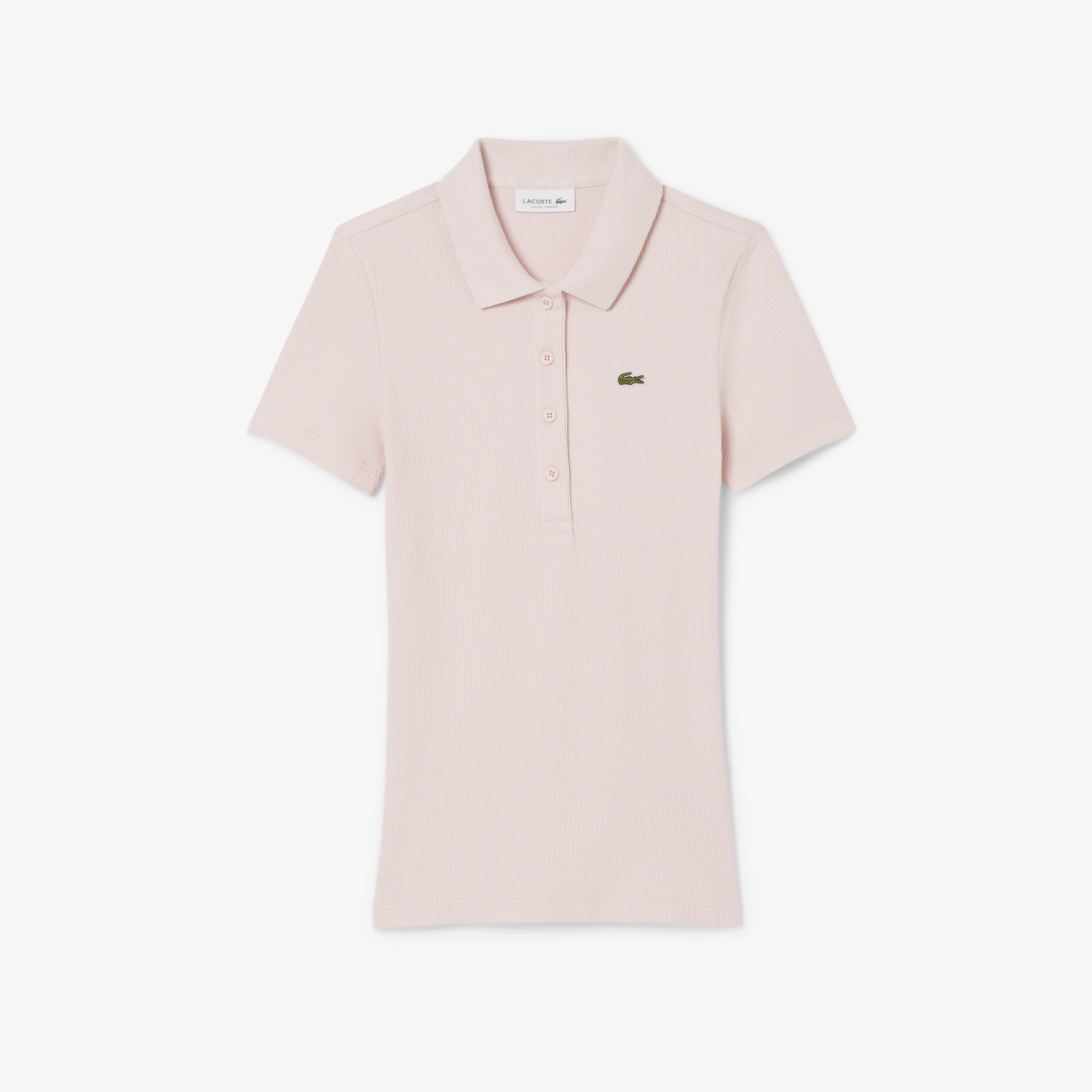 Áo Polo Lacoste Nữ L.12.D Ôm Dáng Chất Liệu Cotton Gân