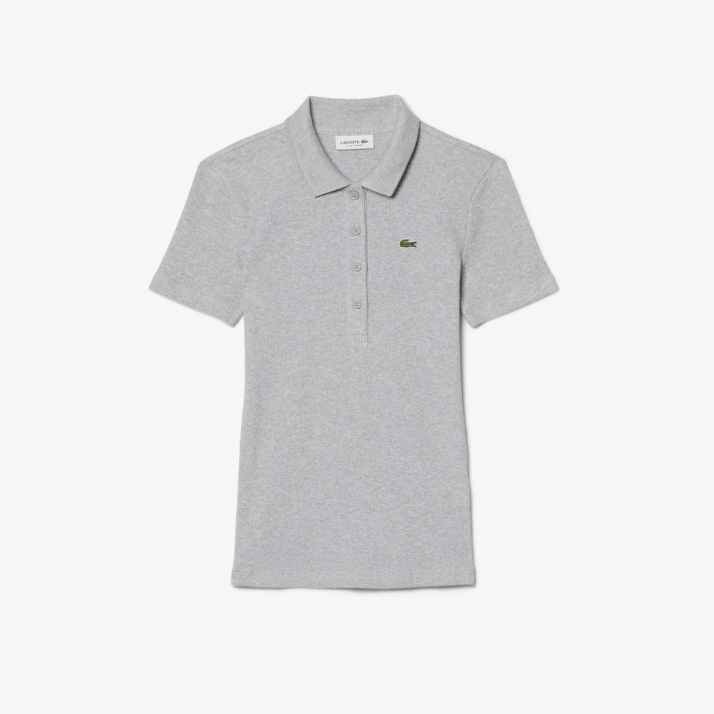 Áo Polo Lacoste Nữ L.12.D Ôm Dáng Chất Liệu Cotton Gân