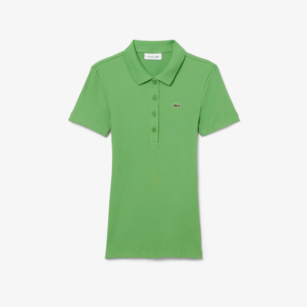 Áo Polo Lacoste Nữ L.12.D Ôm Dáng Chất Liệu Cotton Gân