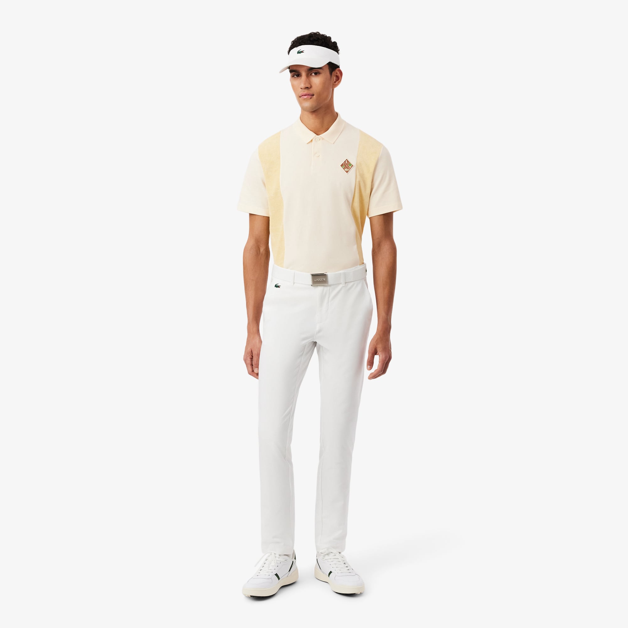 Áo Polo Golf Lacoste Nam Dáng Rộng Chất Liệu Piqué