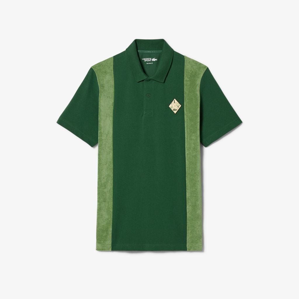 Áo Polo Golf Lacoste Nam Dáng Rộng Chất Liệu Piqué