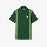 Áo Polo Golf Lacoste Nam Dáng Rộng Chất Liệu Piqué