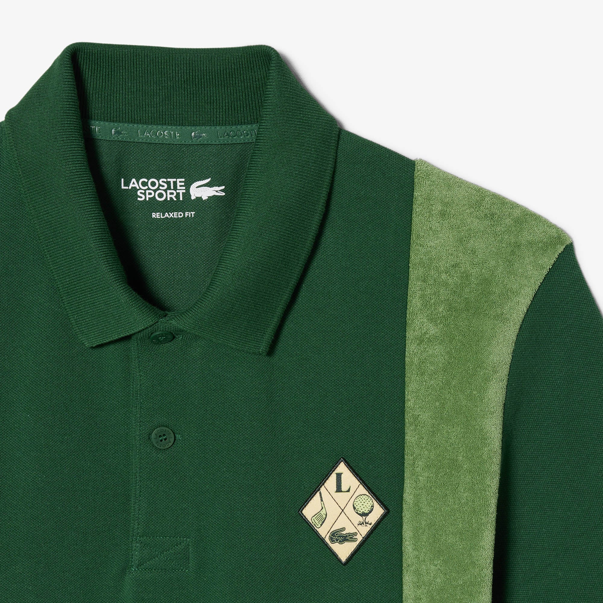 Áo Polo Golf Lacoste Nam Dáng Rộng Chất Liệu Piqué