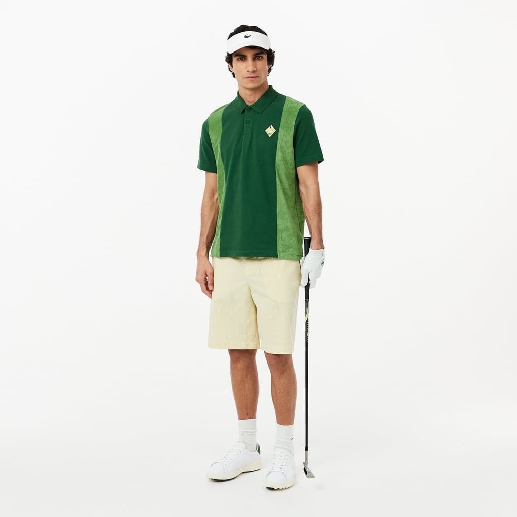 Áo Polo Golf Lacoste Nam Dáng Rộng Chất Liệu Piqué