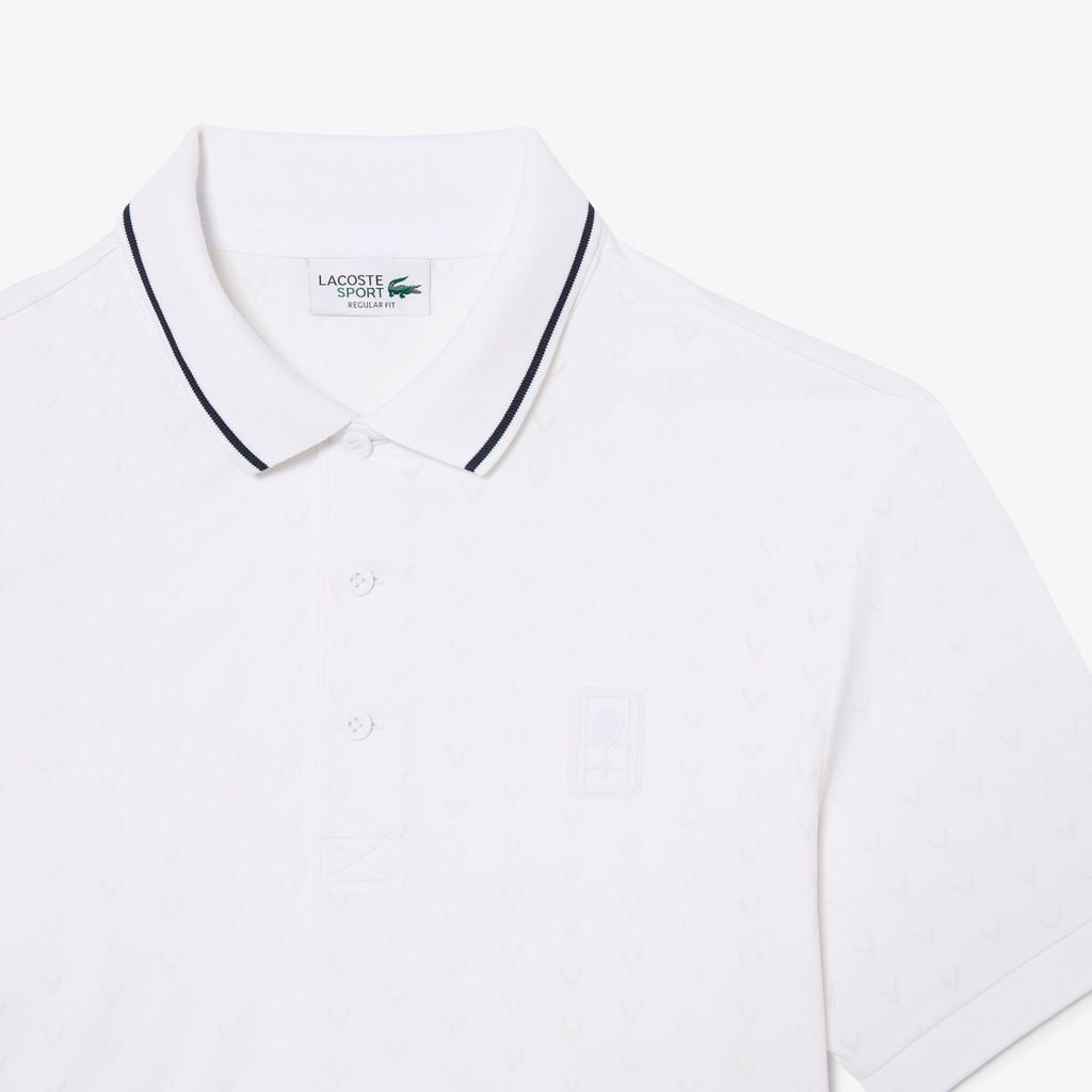 Áo Polo Tennis Lacoste Nam Heritage Dáng Suông Co Giãn Công Nghệ Thoáng Khí