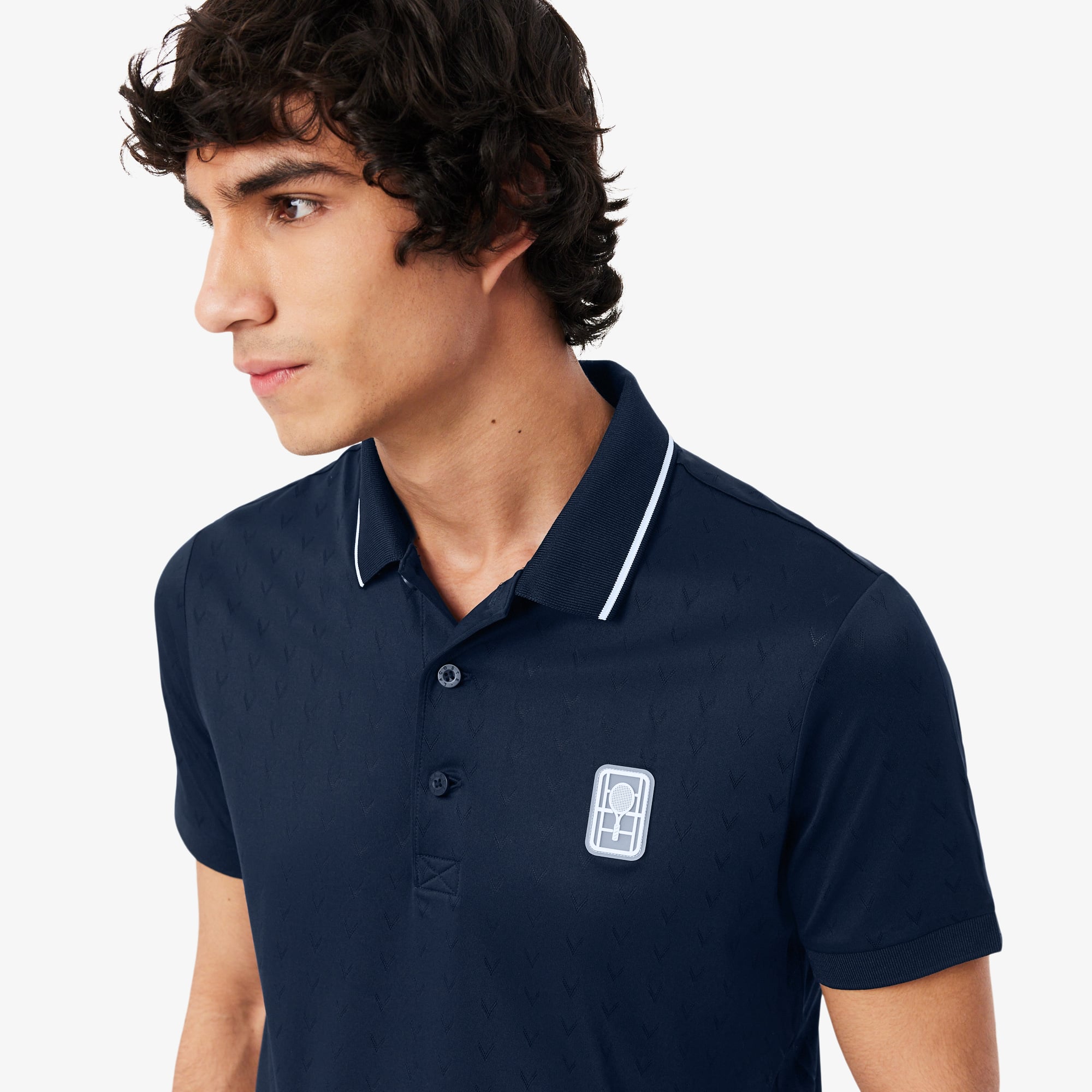 Áo Polo Tennis Lacoste Nam Heritage Dáng Suông Co Giãn Công Nghệ Thoáng Khí