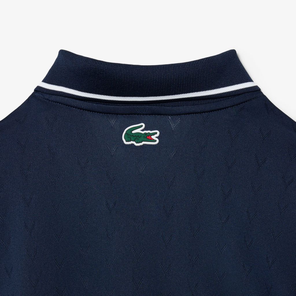 Áo Polo Tennis Lacoste Nam Heritage Dáng Suông Co Giãn Công Nghệ Thoáng Khí