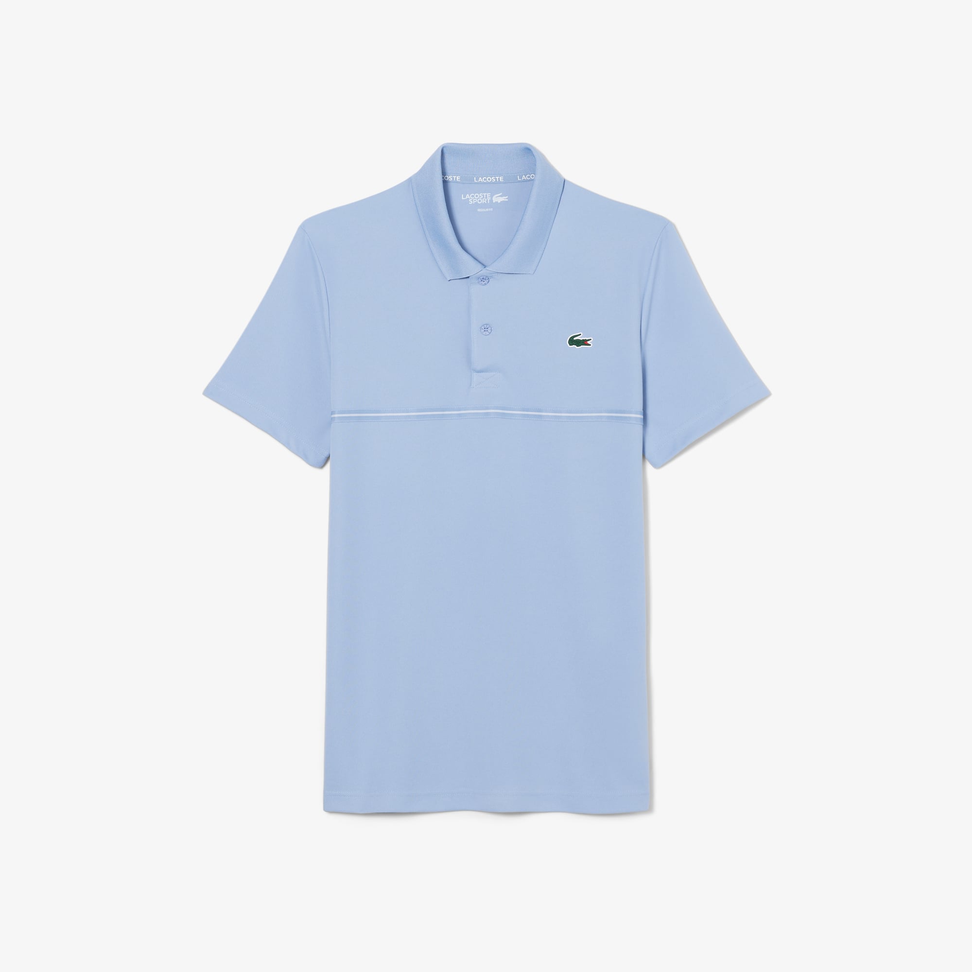 Áo Polo Thể Thao Lacoste Nam Dáng Suông In Họa Tiết Công Nghệ Thoáng Khí