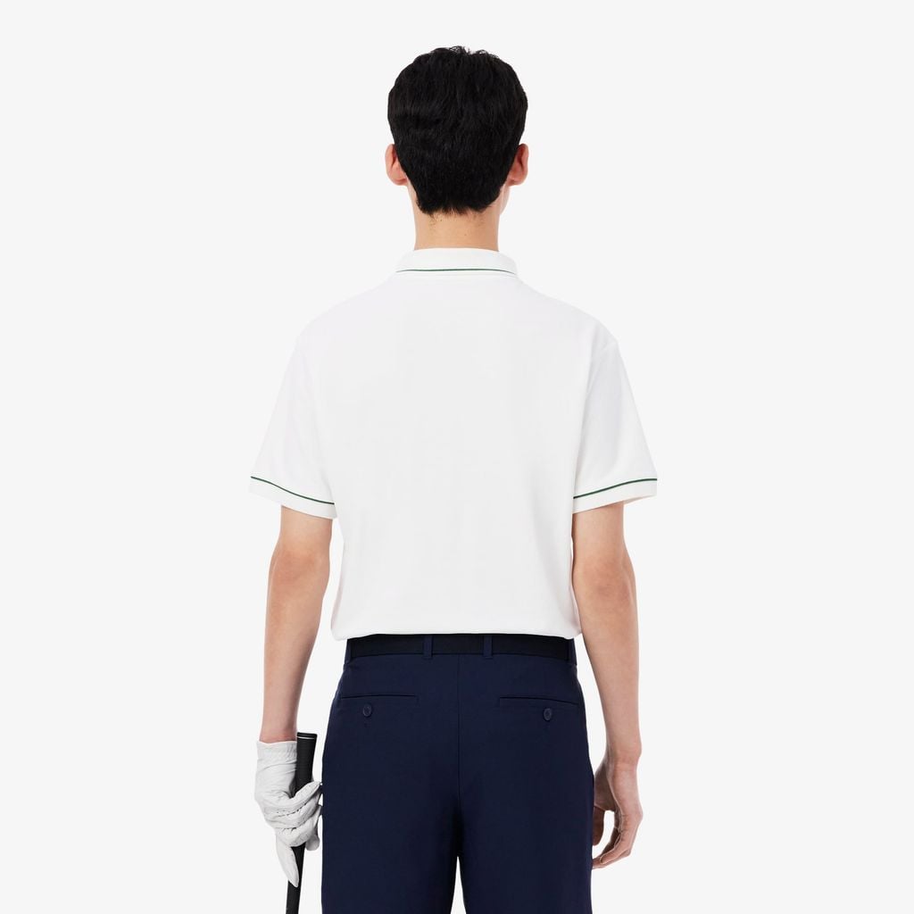 Áo Polo Golf Lacoste Nam Dáng Cổ Điển Chất Liệu Mini Piqué Điều Hòa Nhiệt Độ