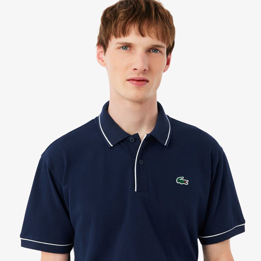 Áo Polo Golf Lacoste Nam Dáng Cổ Điển Chất Liệu Mini Piqué Điều Hòa Nhiệt Độ
