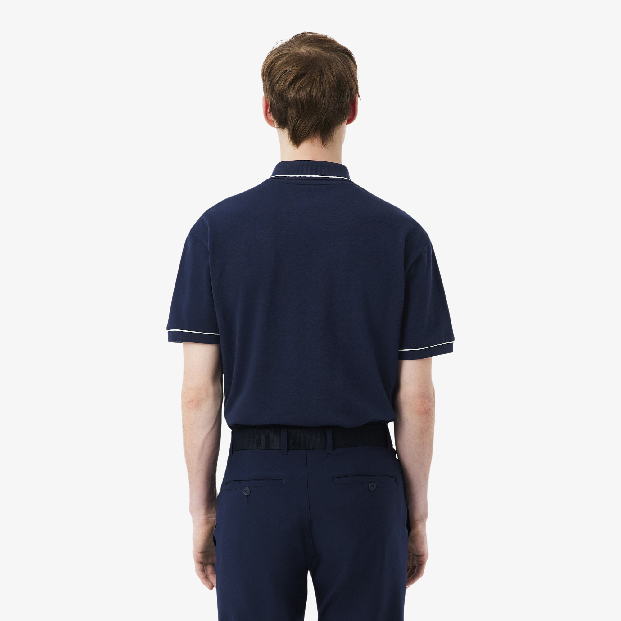 Áo Polo Golf Lacoste Nam Dáng Cổ Điển Chất Liệu Mini Piqué Điều Hòa Nhiệt Độ