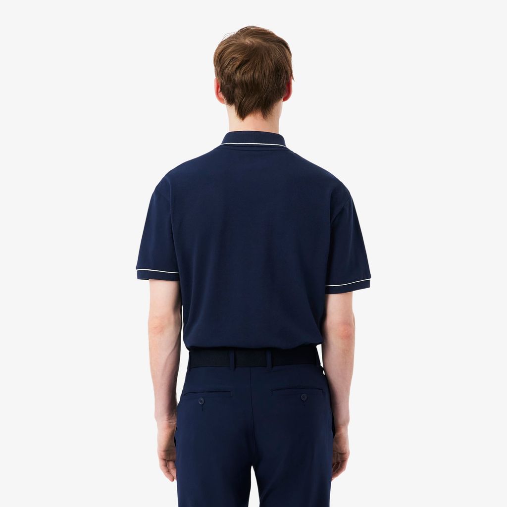 Áo Polo Golf Lacoste Nam Dáng Cổ Điển Chất Liệu Mini Piqué Điều Hòa Nhiệt Độ