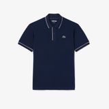 Áo Polo Golf Lacoste Nam Dáng Cổ Điển Chất Liệu Mini Piqué Điều Hòa Nhiệt Độ