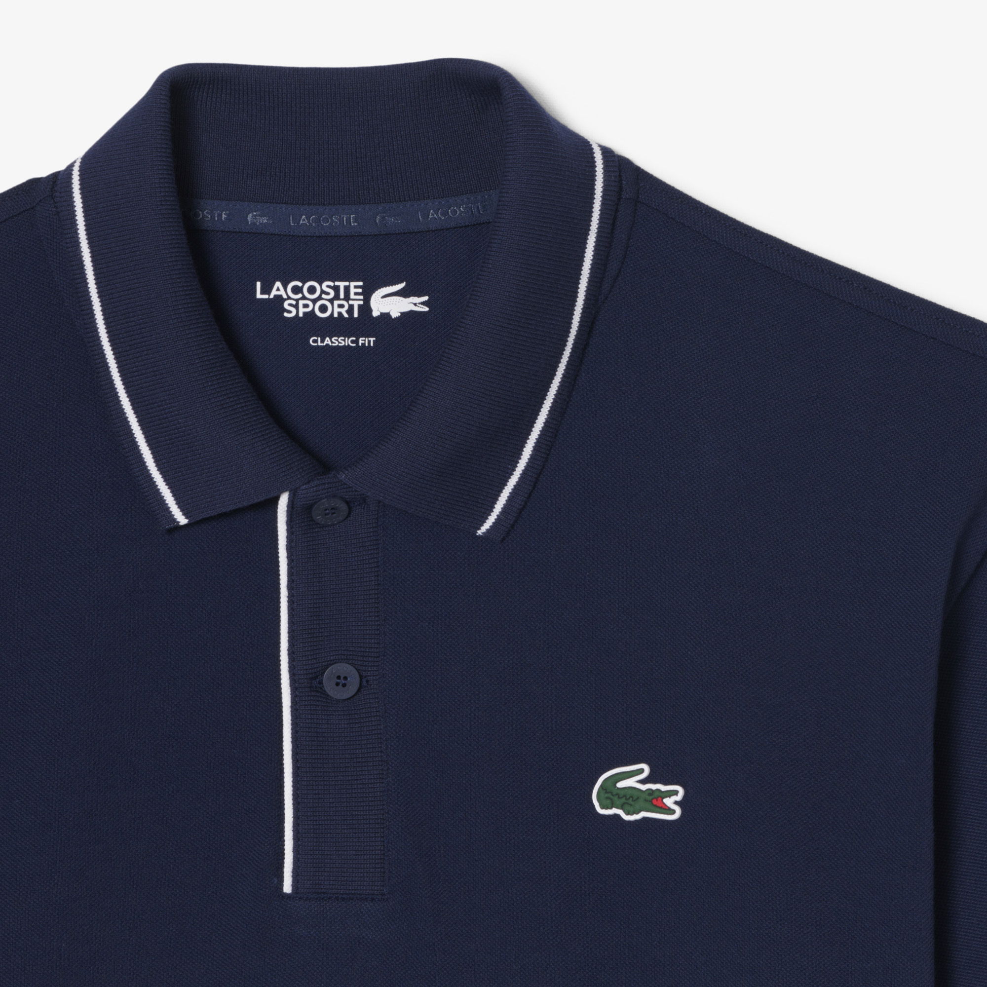 Áo Polo Golf Lacoste Nam Dáng Cổ Điển Chất Liệu Mini Piqué Điều Hòa Nhiệt Độ