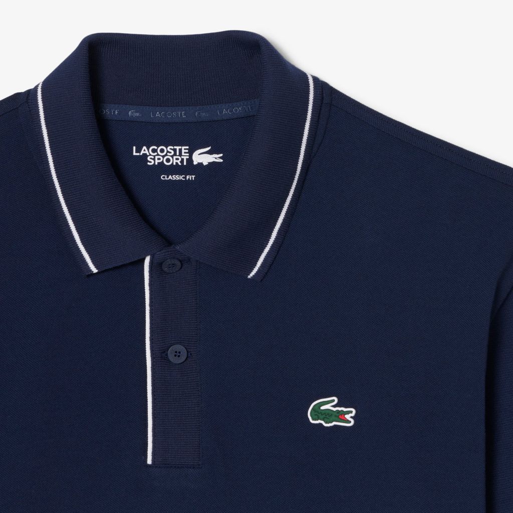 Áo Polo Golf Lacoste Nam Dáng Cổ Điển Chất Liệu Mini Piqué Điều Hòa Nhiệt Độ