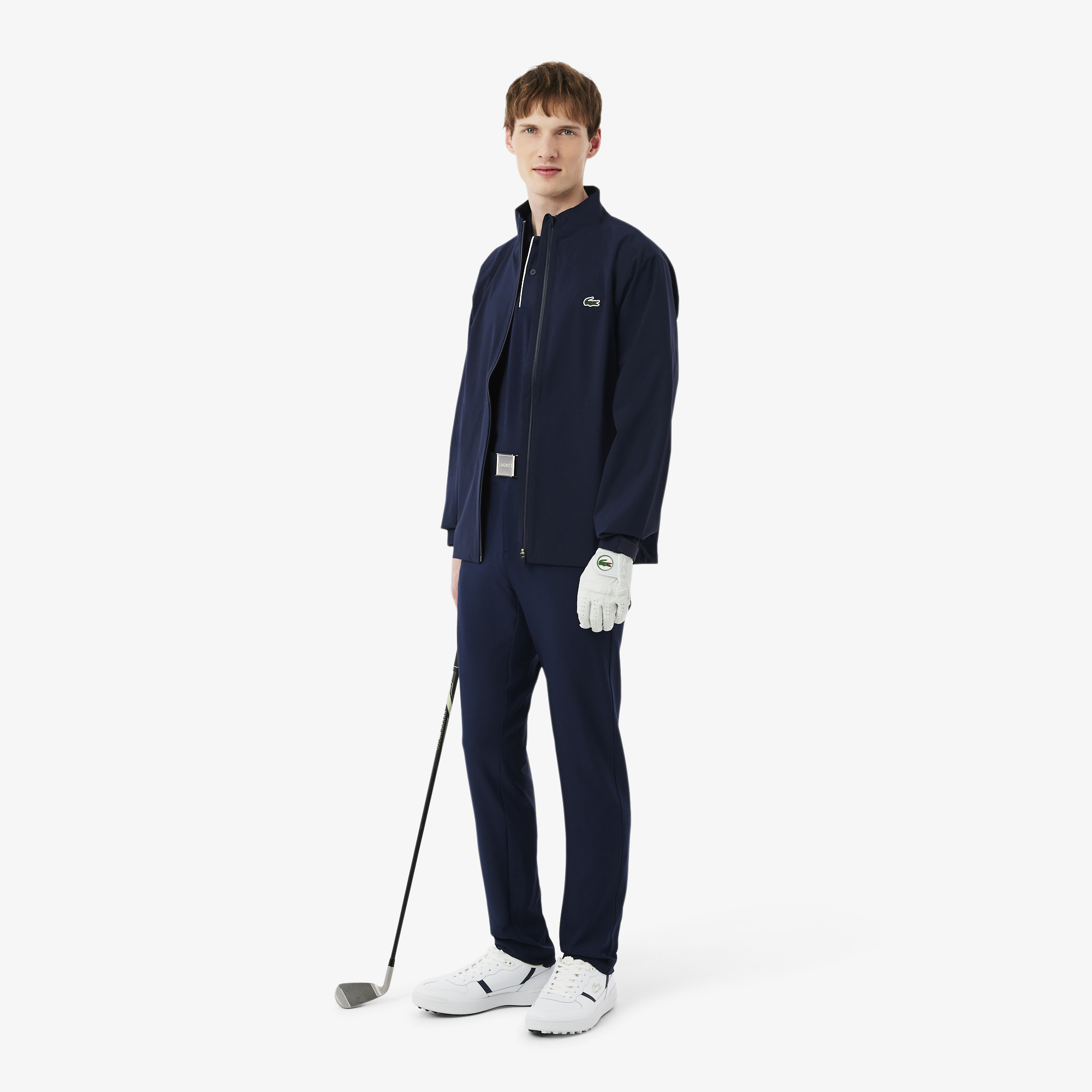 Áo Polo Golf Lacoste Nam Dáng Cổ Điển Chất Liệu Mini Piqué Điều Hòa Nhiệt Độ
