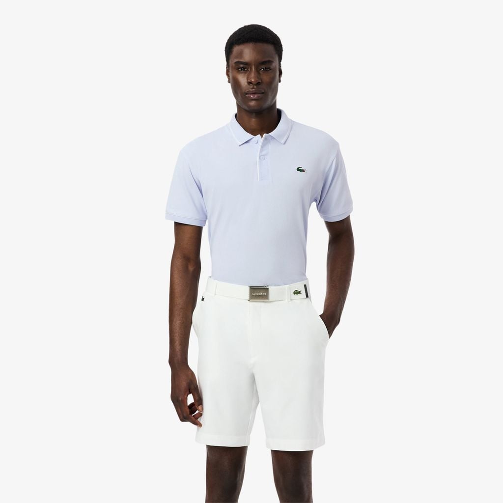 Áo Polo Golf Lacoste Nam Dáng Cổ Điển Chất Liệu Mini Piqué Điều Hòa Nhiệt Độ