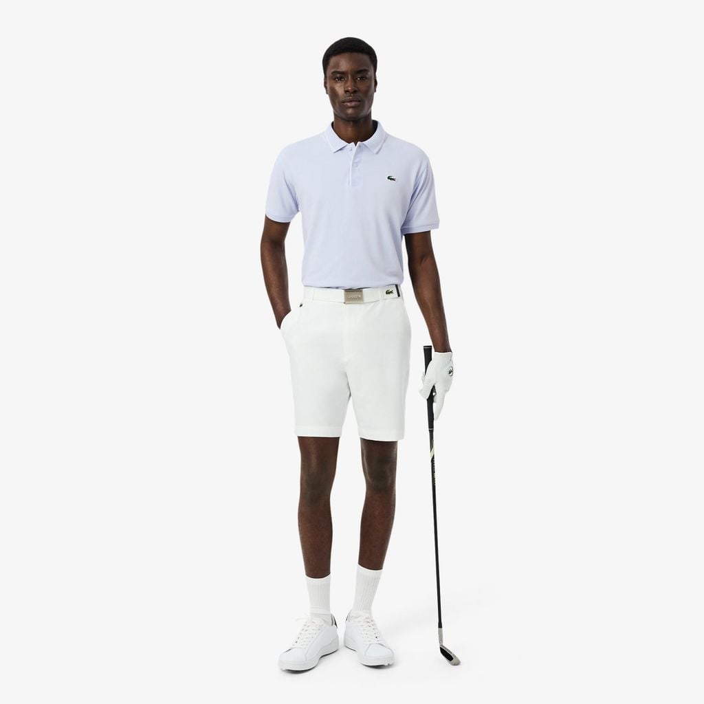 Áo Polo Golf Lacoste Nam Dáng Cổ Điển Chất Liệu Mini Piqué Điều Hòa Nhiệt Độ