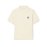 Áo Polo Lacoste Nam Dáng Rộng Chất Liệu Nỉ Điểm Nhấn Huy Hiệu
