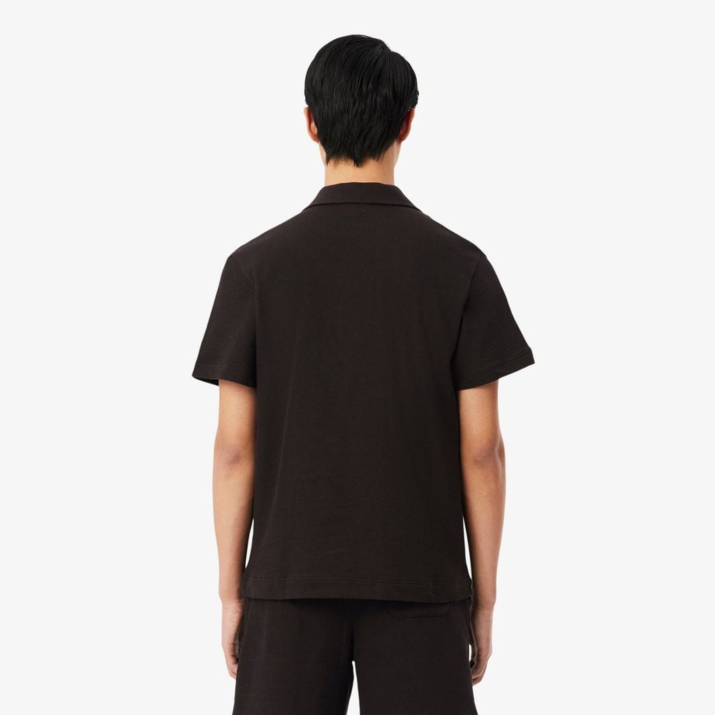 Áo Polo Lacoste Nam Dáng Cổ Điển Dập Nổi