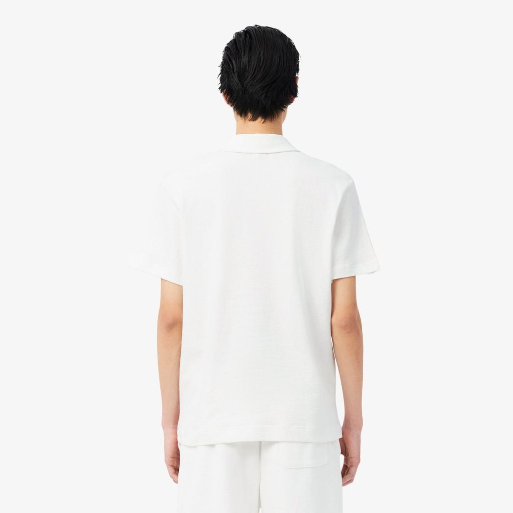 Áo Polo Lacoste Nam Dáng Cổ Điển Dập Nổi