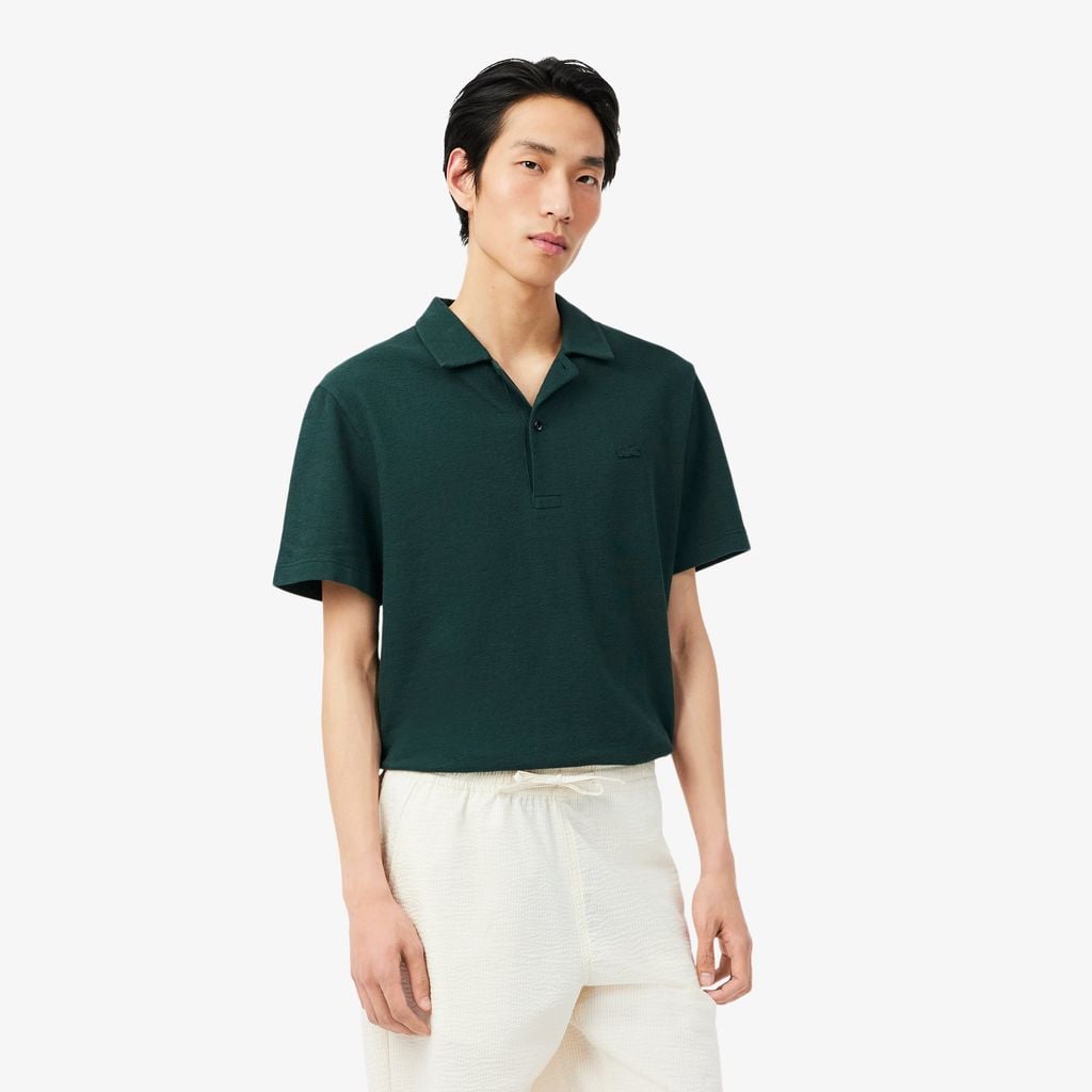 Áo Polo Lacoste Nam Dáng Cổ Điển Dập Nổi