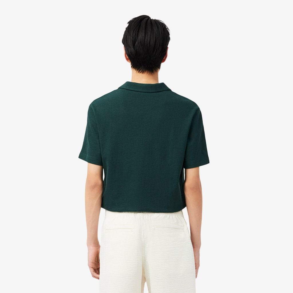 Áo Polo Lacoste Nam Dáng Cổ Điển Dập Nổi