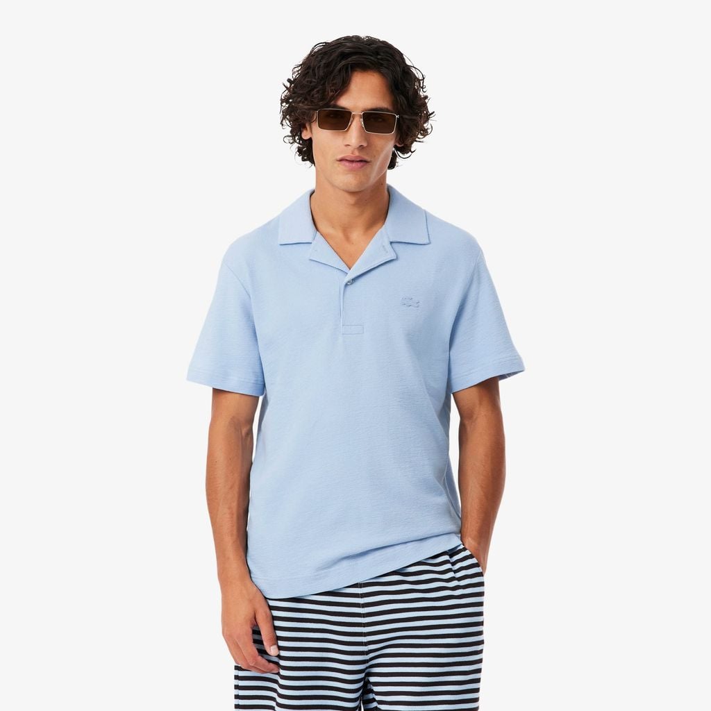 Áo Polo Lacoste Nam Dáng Cổ Điển Dập Nổi