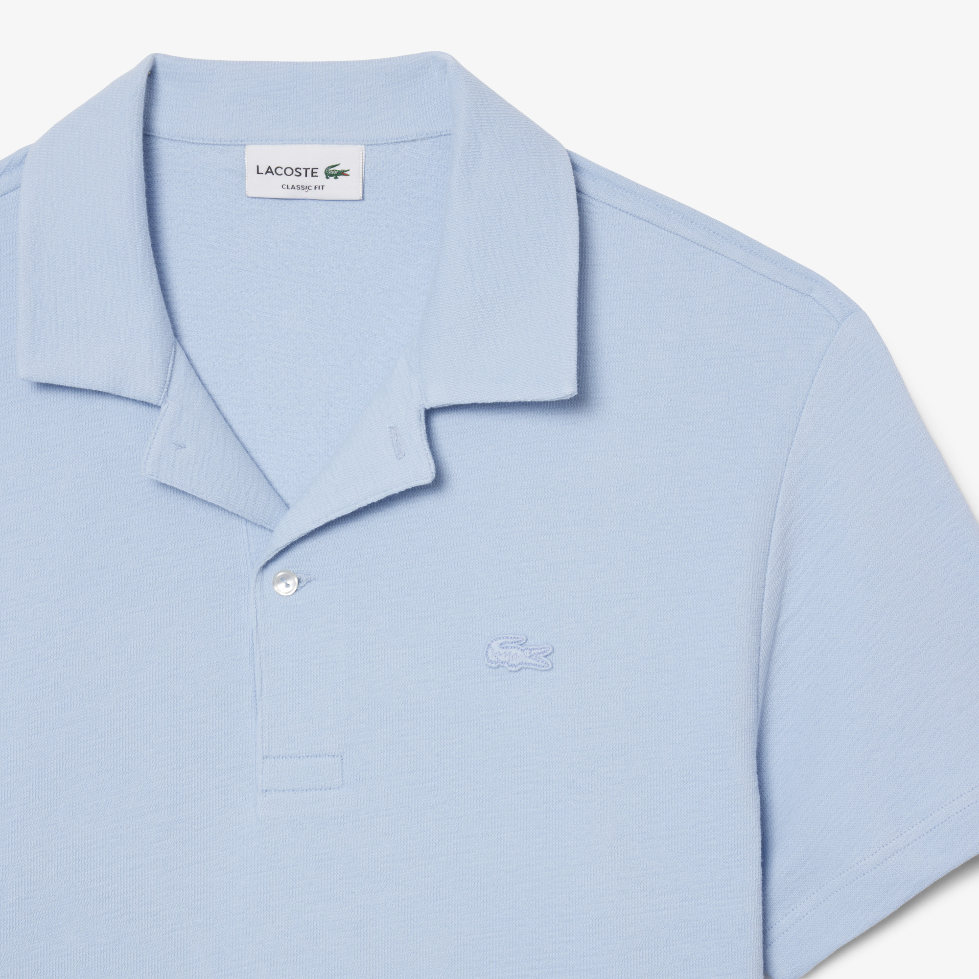 Áo Polo Lacoste Nam Dáng Cổ Điển Dập Nổi