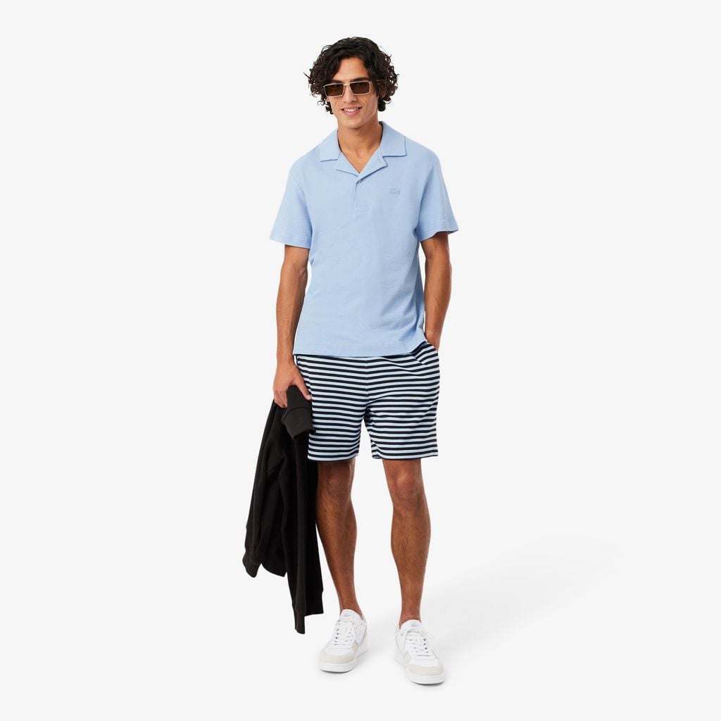 Áo Polo Lacoste Nam Dáng Cổ Điển Dập Nổi