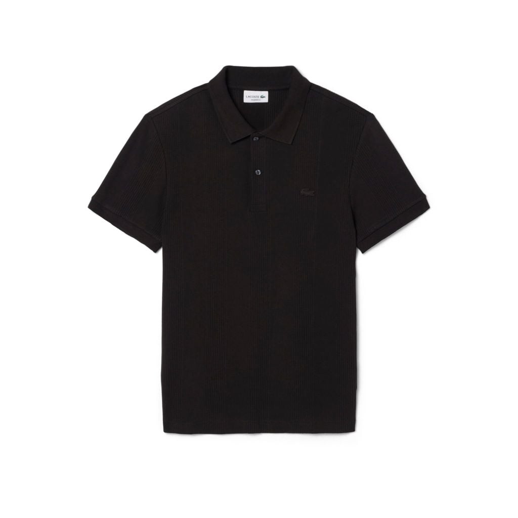 Áo Polo Lacoste Nam Dáng Cổ Điển Dệt Gân