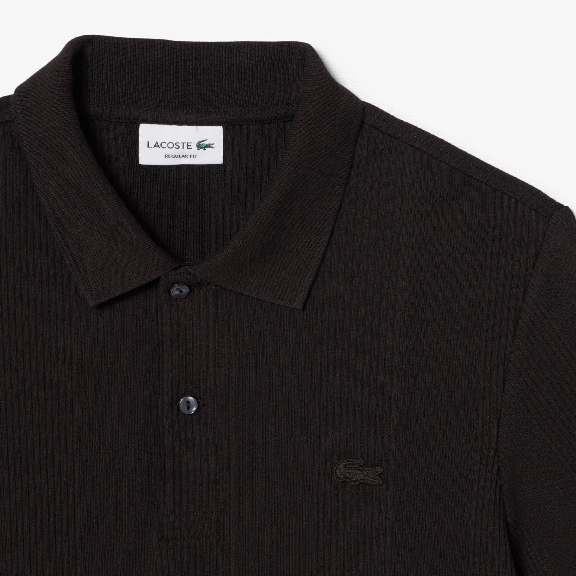 Áo Polo Lacoste Nam Dáng Cổ Điển Dệt Gân
