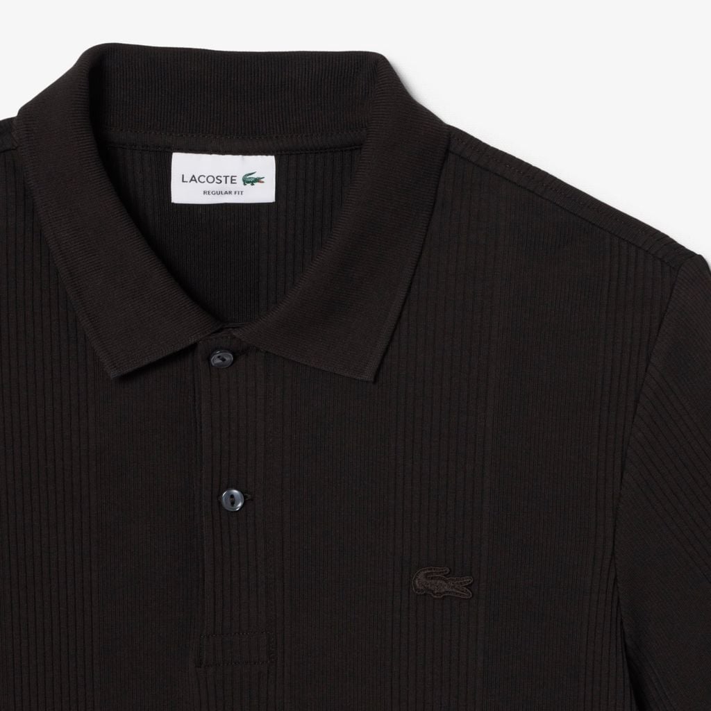 Áo Polo Lacoste Nam Dáng Cổ Điển Dệt Gân