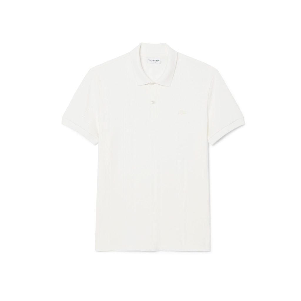 Áo Polo Lacoste Nam Dáng Cổ Điển Dệt Gân