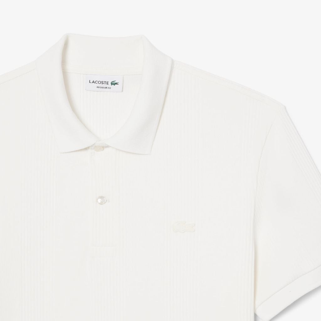 Áo Polo Lacoste Nam Dáng Cổ Điển Dệt Gân