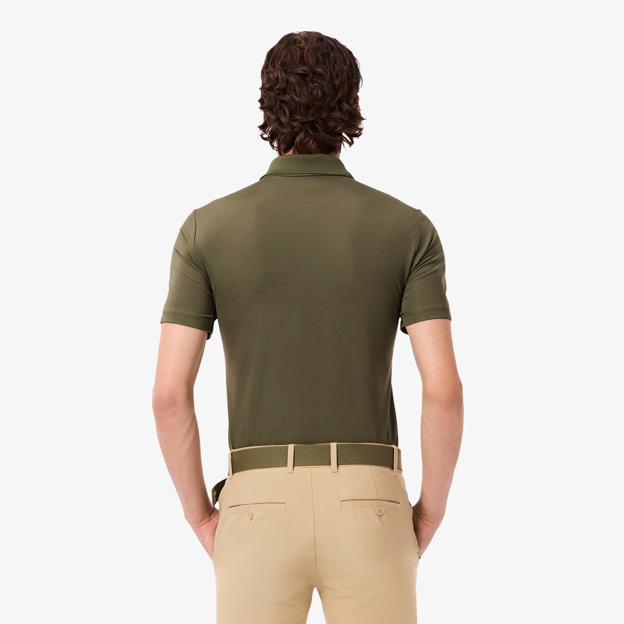 Áo Polo Golf Lacoste Nam Dáng Suông Chống Tia Uv