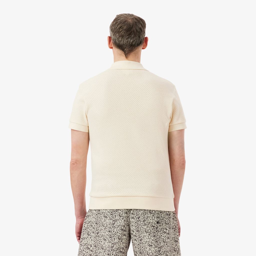 Áo Polo Lacoste Nam Dáng Suông Chất Liệu Cotton Chi Tiết Ren